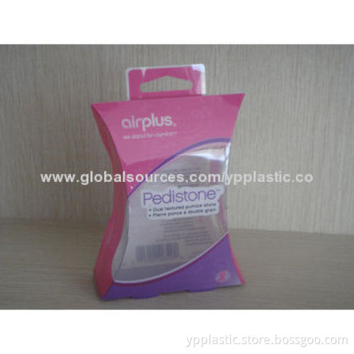 Clear Plastic Pillow Box, Customized Sizes and Print Welcomed, PP/PET/PETG/PVC Box Manufacturer